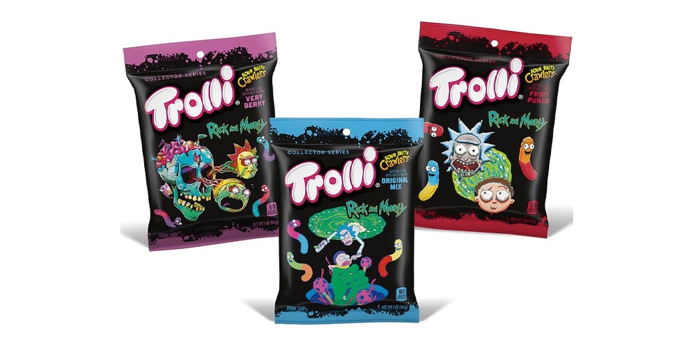 Rick and Morty' x Trolli Sour Brite Crawlers