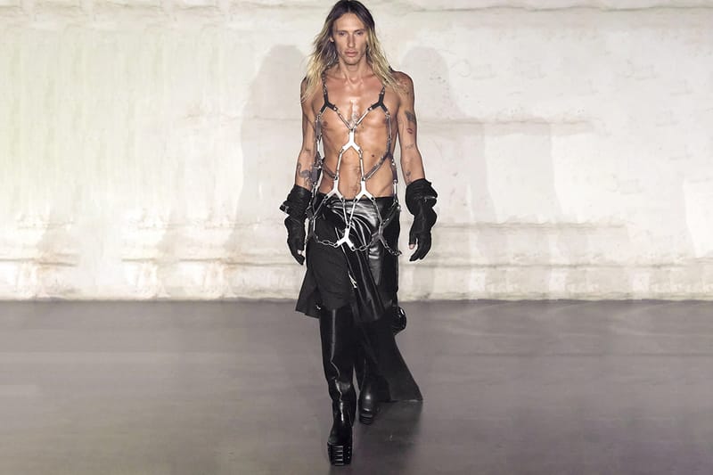 Rick Owens' Latest Statement Piece Is a $7,315 USD FW22 "STROBE" Runway Brass Top