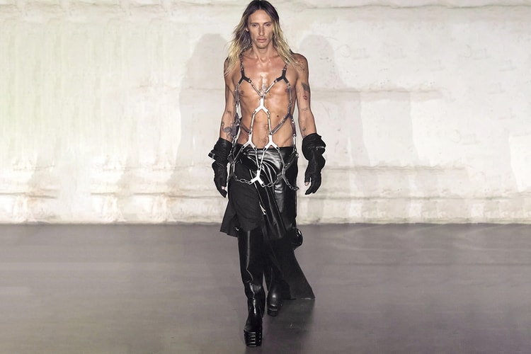 Rick Owens' Latest Statement Piece Is a $7,315 USD FW22 "STROBE" Runway Brass Top