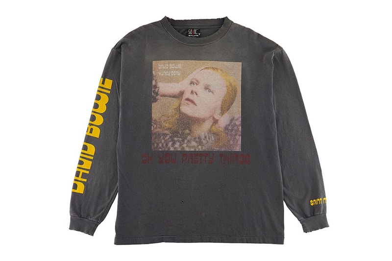 Saint m xxxxxx michael david bowie kosuke kawamura yuta hosokawa cali thornhill dewitt readymade hunky dory oh you pretty things station to station one dollar bill release info date price