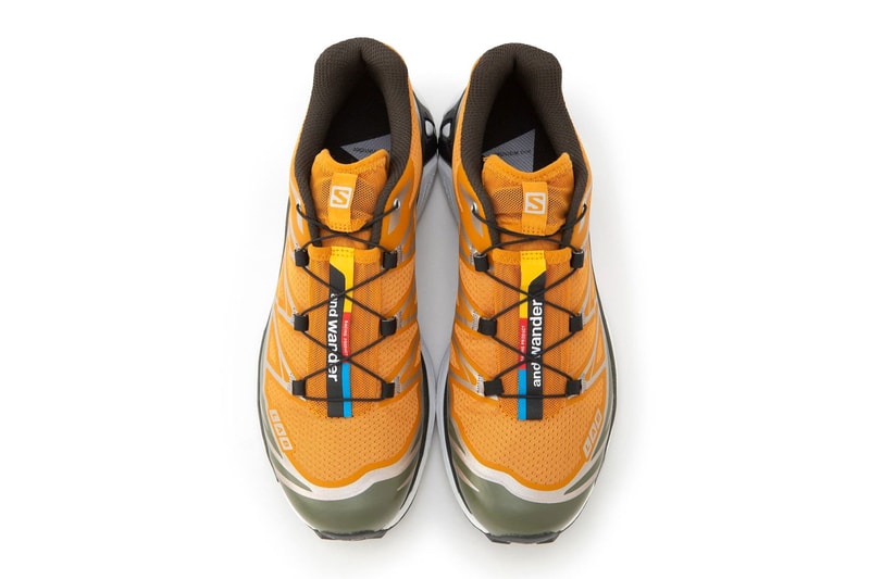 and wander salomon collaboration xt 6 odyssey new fw22 fall winter 22 colorways green brown orange