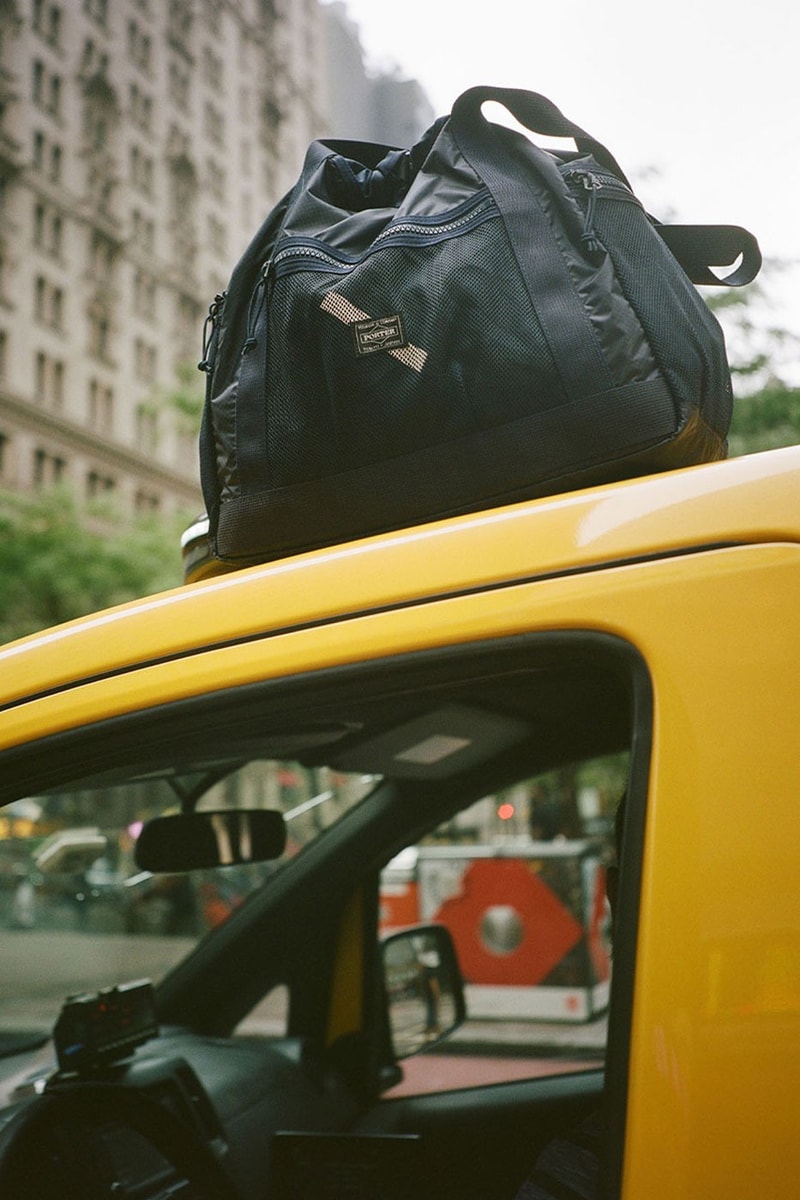 Saturdays NYC Porter Yoshida Collaboration mesh drawstring nylon bags carrying outdoor commute city release info date price 