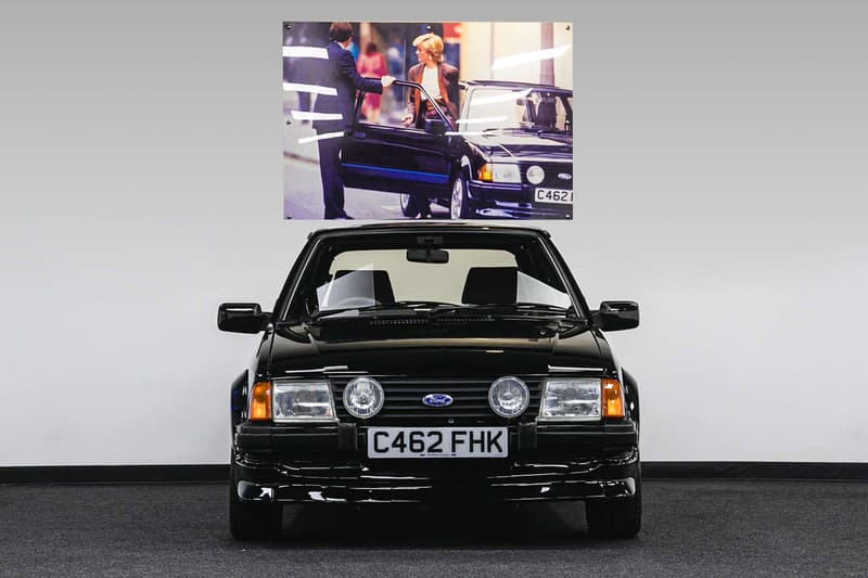 silverstone auctions Diana Princess of Wales 1985 Ford Escort RS Turbo S1 auction Essex royalty UK sports cars