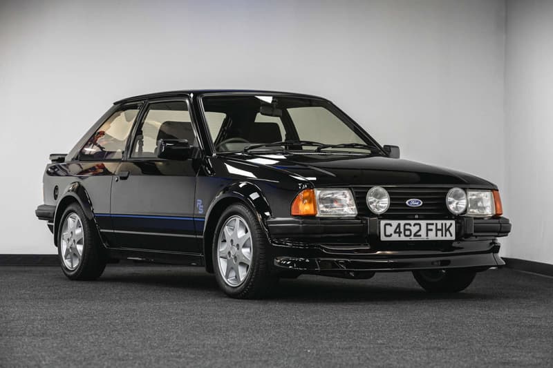 silverstone auctions Diana Princess of Wales 1985 Ford Escort RS Turbo S1 auction Essex royalty UK sports cars