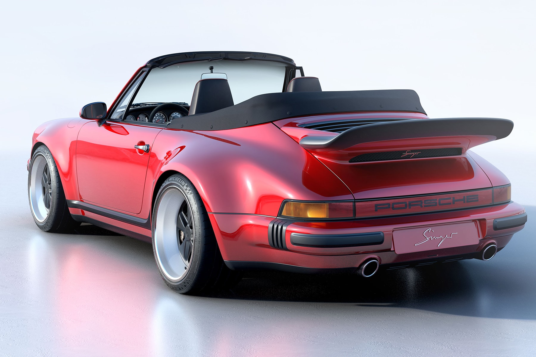 Singer reimagined Turbo study Porsche 911 964 Cabriolet