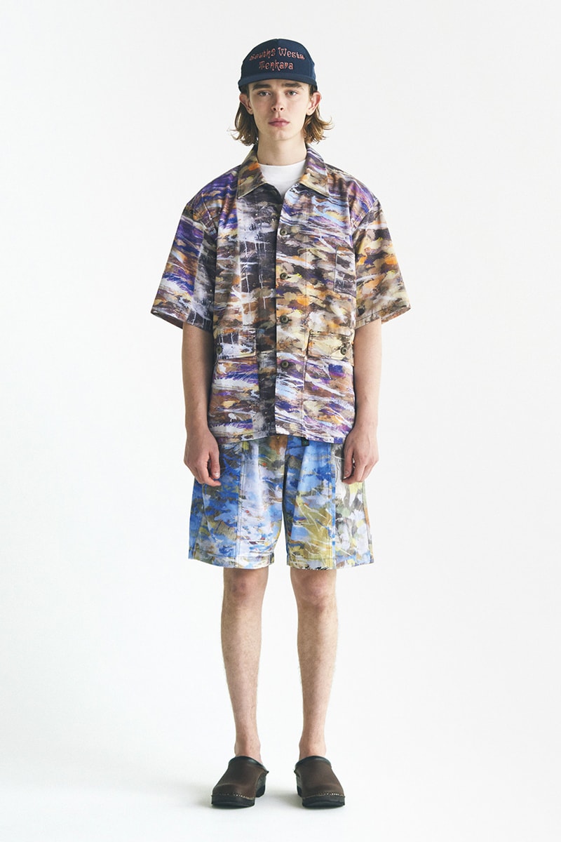 South2 West8 collection lookbook august 1 nepenthes bags jackets outwear pants shirts floral patterns release info date price