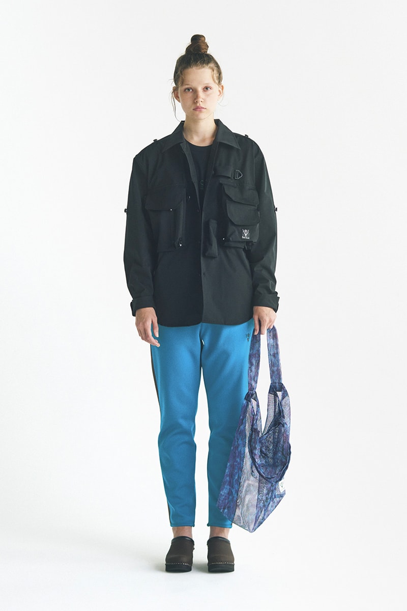 South2 West8 collection lookbook august 1 nepenthes bags jackets outwear pants shirts floral patterns release info date price