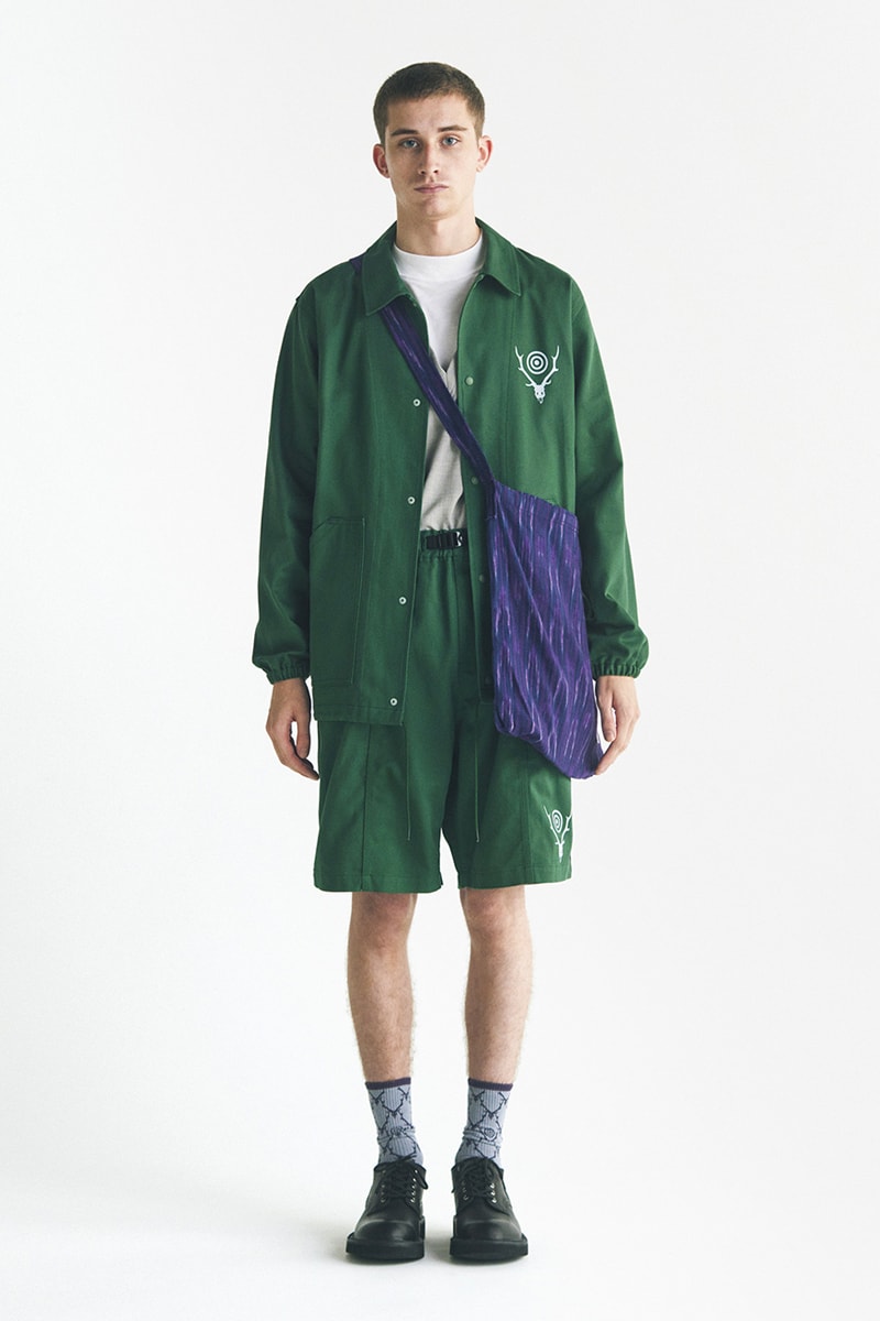 South2 West8 collection lookbook august 1 nepenthes bags jackets outwear pants shirts floral patterns release info date price