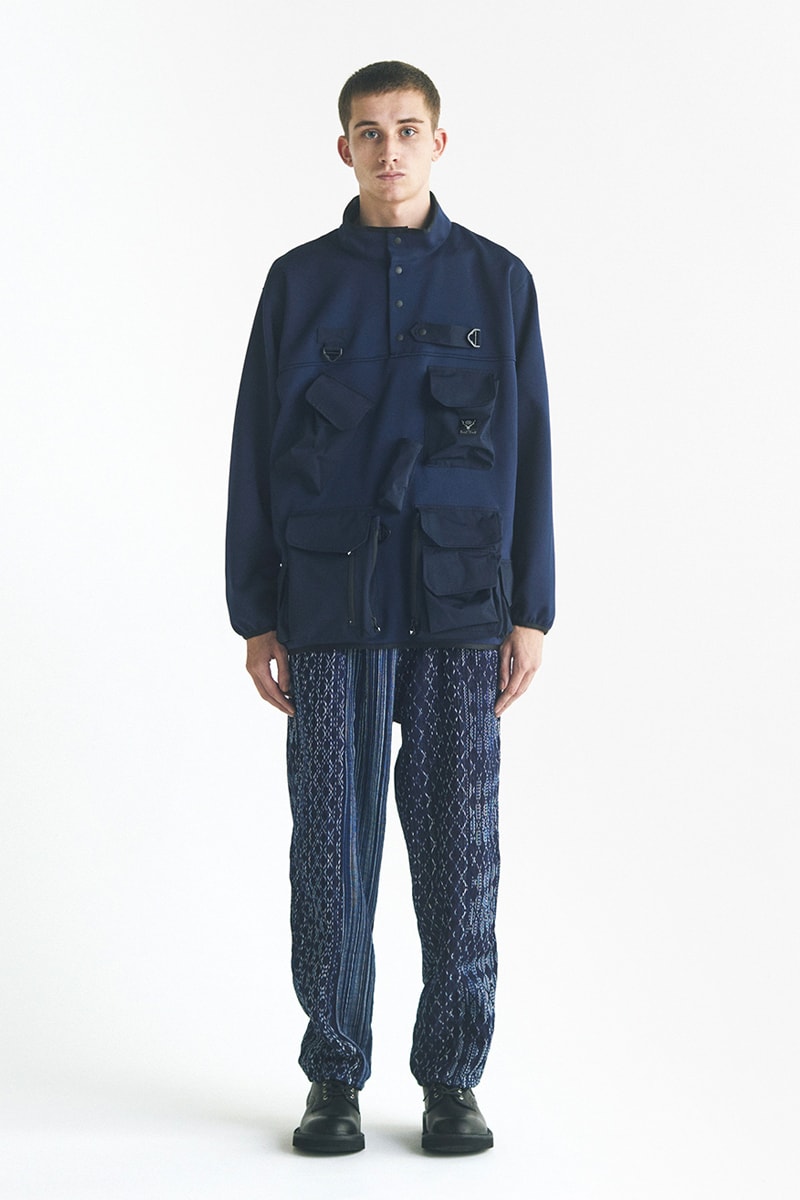 South2 West8 collection lookbook august 1 nepenthes bags jackets outwear pants shirts floral patterns release info date price