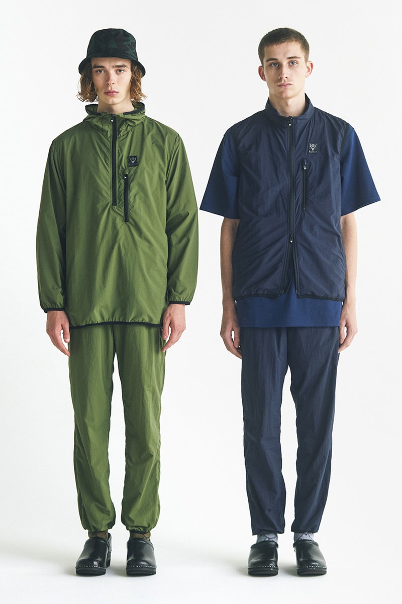 South2 West8 collection lookbook august 1 nepenthes bags jackets outwear pants shirts floral patterns release info date price