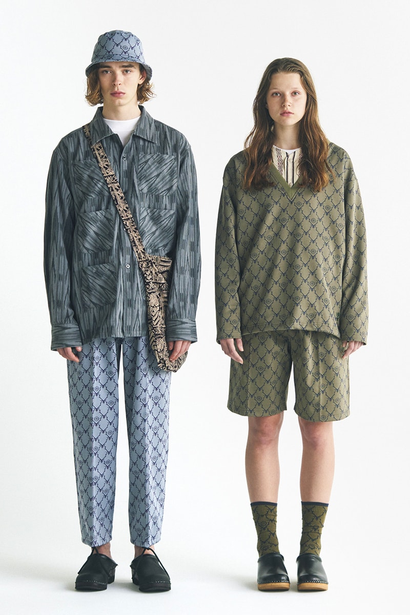 South2 West8 collection lookbook august 1 nepenthes bags jackets outwear pants shirts floral patterns release info date price