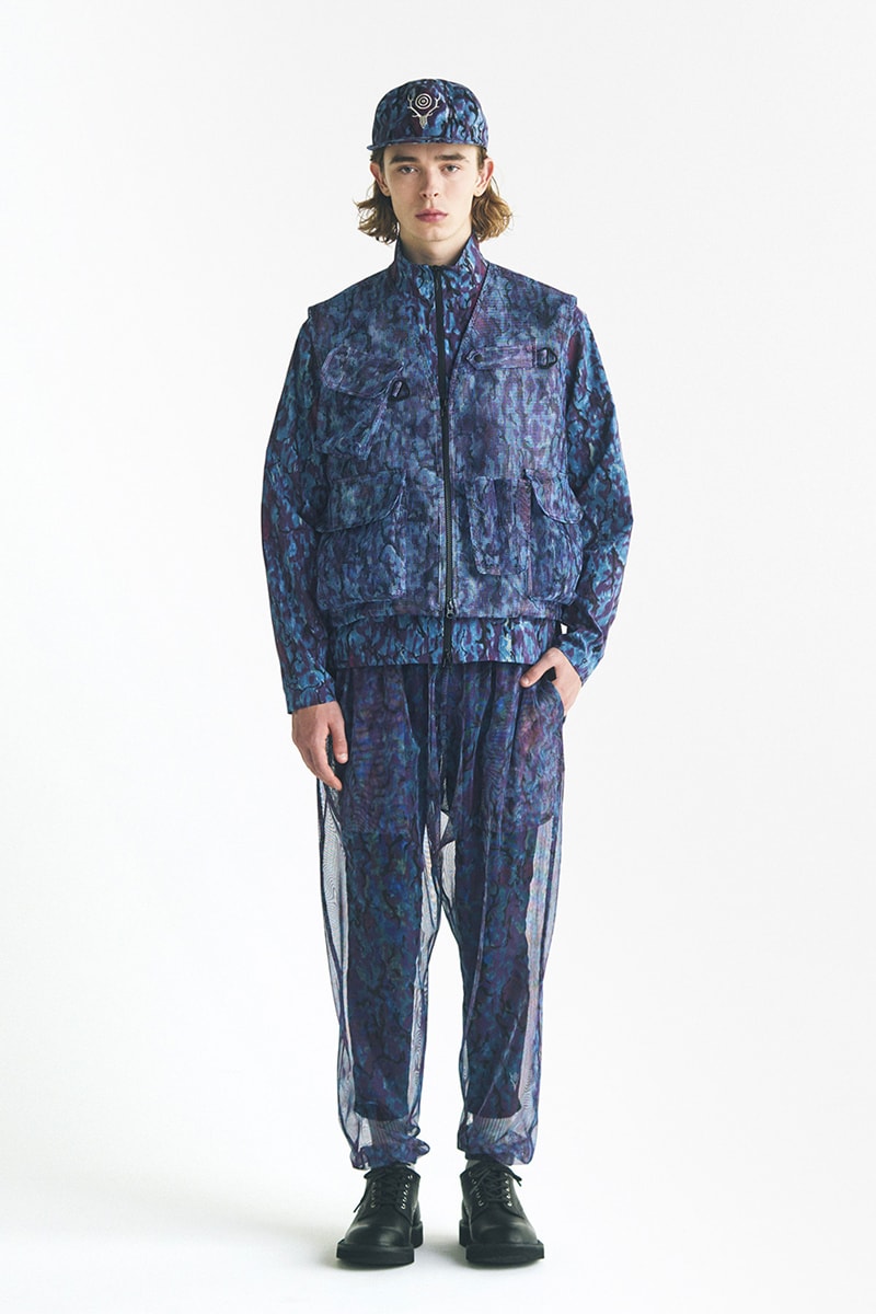 South2 West8 collection lookbook august 1 nepenthes bags jackets outwear pants shirts floral patterns release info date price