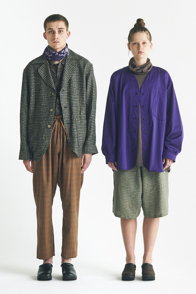 South2 West8 collection lookbook august 1 nepenthes bags jackets outwear pants shirts floral patterns release info date price