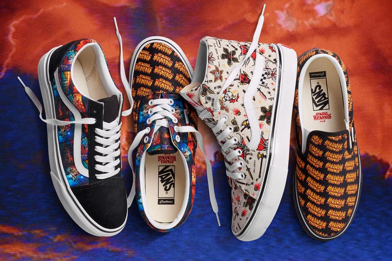Stranger Things Vans Custom Collection Release Date Sk8-Hi Old Skool Slip-On Authentic info store list buying guide photos price