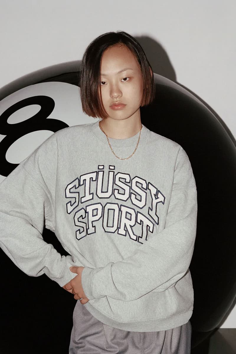 Stussy Fall Winter 2022 london 8 ball refined california staples sweater fleece tee vest lookbook release info