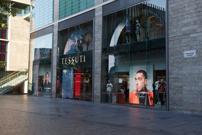 Tessuti Flagship Store Liverpool UK Fashion Stone Island Moose Knuckles Missoni Mallet Scouse Scouser Liverpool One