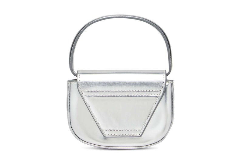 Diesel 1DR Bag Crystal jeweled embellished silver metallic