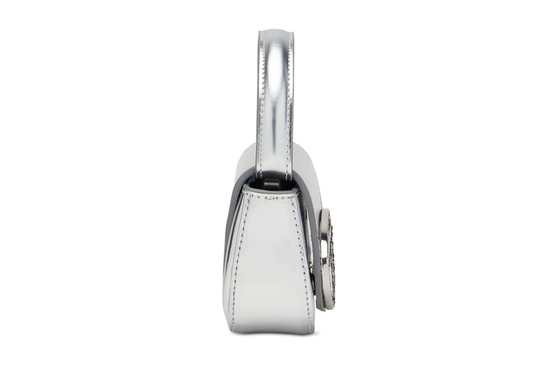 Diesel 1DR Bag Crystal jeweled embellished silver metallic