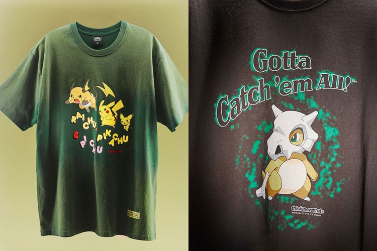 thisisneverthat Reconnects With Pokémon for Third Graphic-Heavy Collection