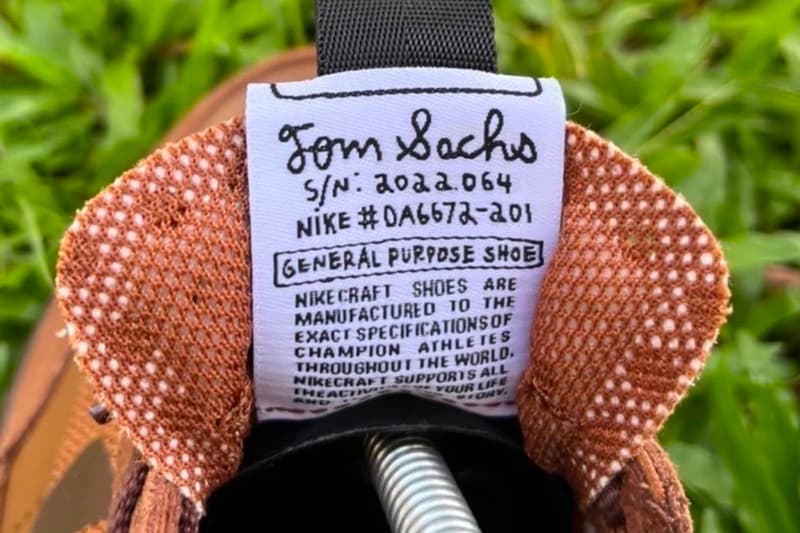 Tom Sachs NikeCraft General Purpose Shoe Brown Another Look Release Info da6672-201 Date Buy Price