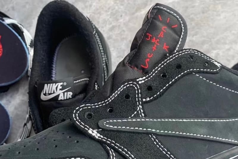 Travis Scott Air Jordan 1 Low OG Black Phantom Closer Look Info de lançamento DM7866-001 Data Comprar Preço Cactus Jack