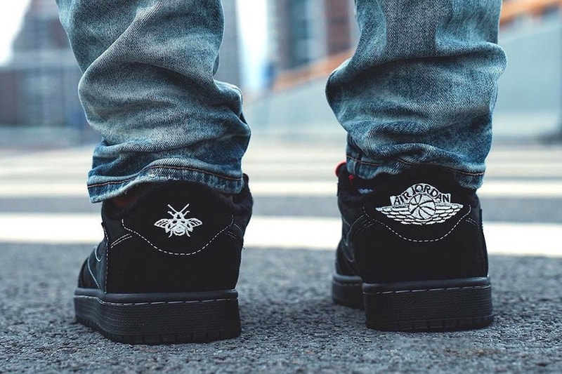Travis Scott Air Jordan 1 Low OG SP Black Phantom On-Foot Look Release Info DM7866-001 Date Buy Price Cactus Jack