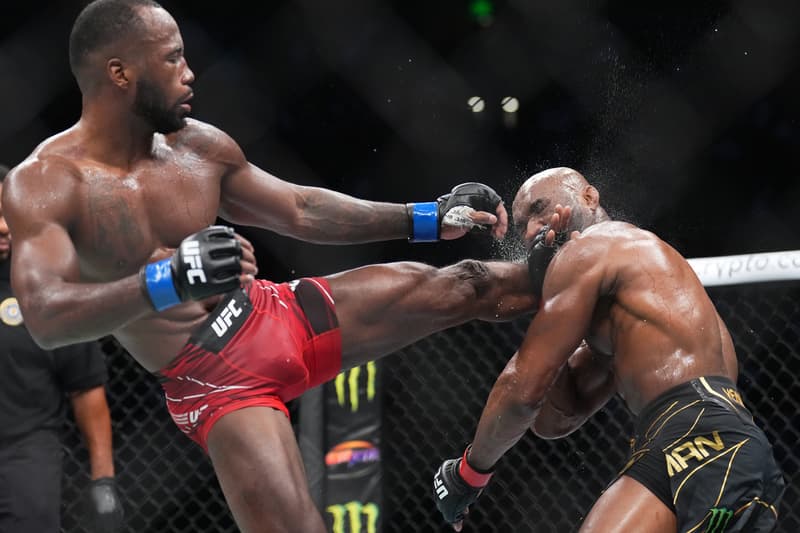 UFC 278 MMA Leon Edwards Kamaru Usman late knockout welterweight world title