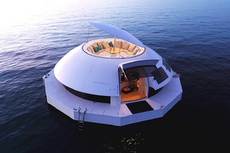 The Anthénea Pod Is a Floating Luxury Hotel Suite
