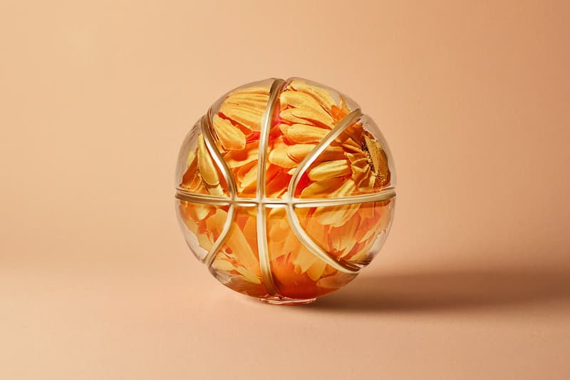 Victor Solomon 'Sunflower Vessel' Sculpture Basketball