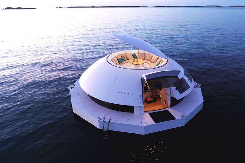 Yannick Littoux Jean-Michel Ducancelle Anthénea floating hotel suite boats luxury 