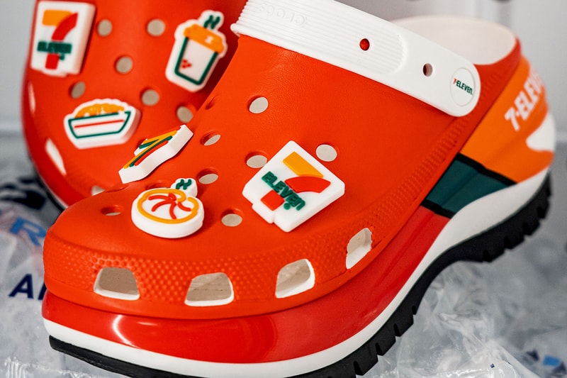 7 eleven crocs mega crush clog classic clog sandal slurpee jibbitz snacks release date info store list buying guide photos price 