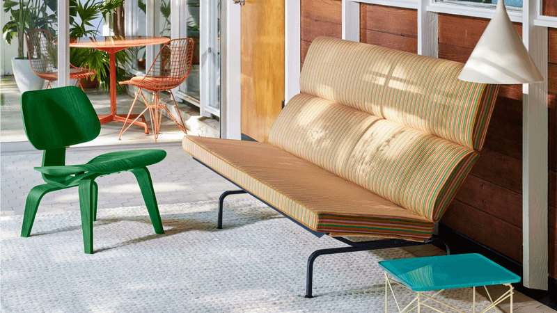 HAY and Herman Miller Eight Piece Furniture Collection Inspired by Eames' Classics