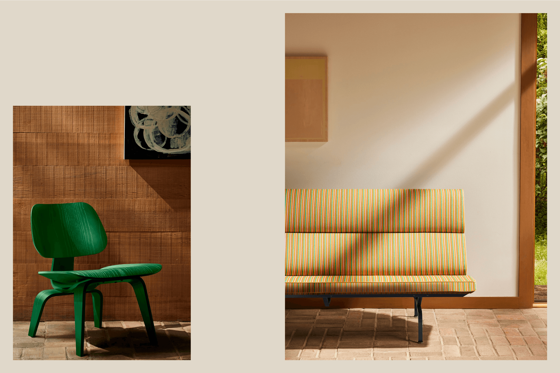 HAY and Herman Miller Eight Piece Furniture Collection Inspired by Eames' Classics