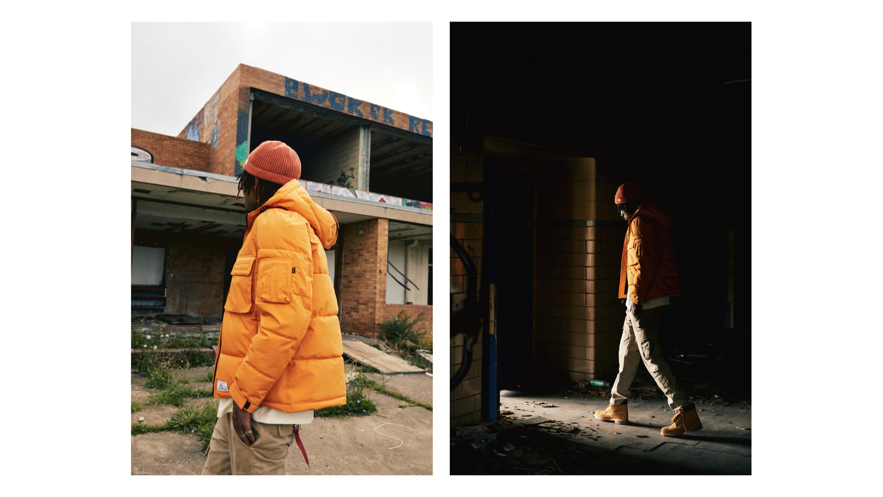 Alpha Industries and ZelooperZ FW22 Collection campaign lookbook