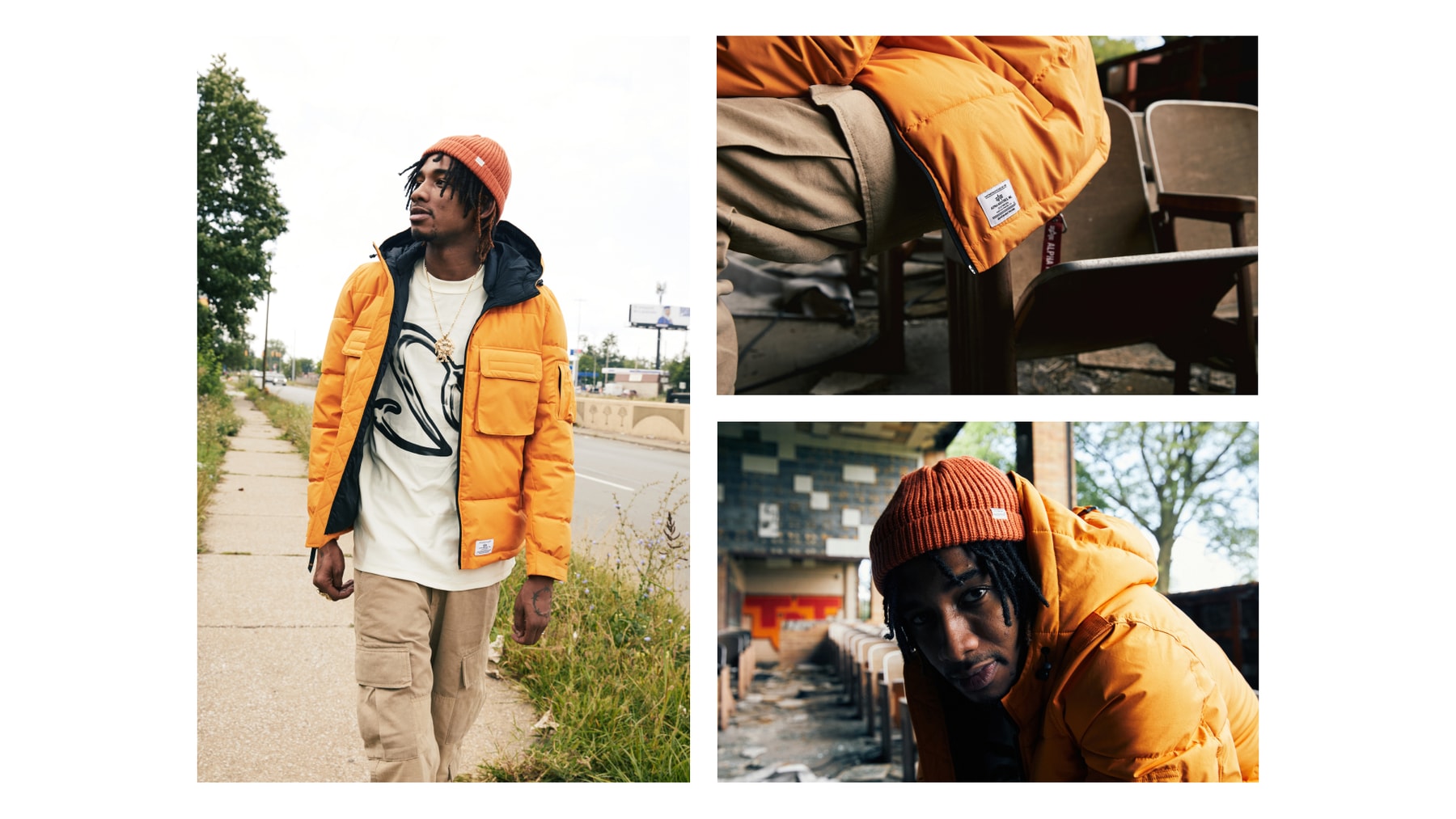 Alpha Industries and ZelooperZ FW22 Collection campaign lookbook