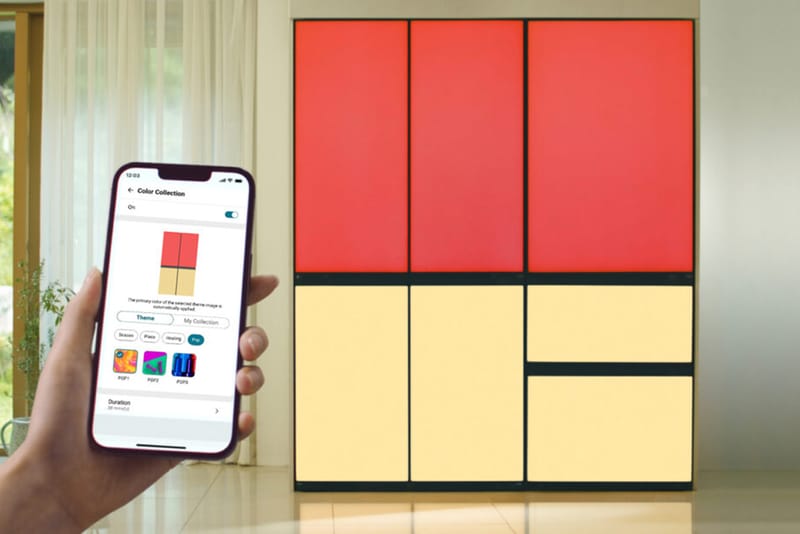 LG’s MoodUp Refrigerator Features Color-Changing LED Door Panels and a Bluetooth Speaker