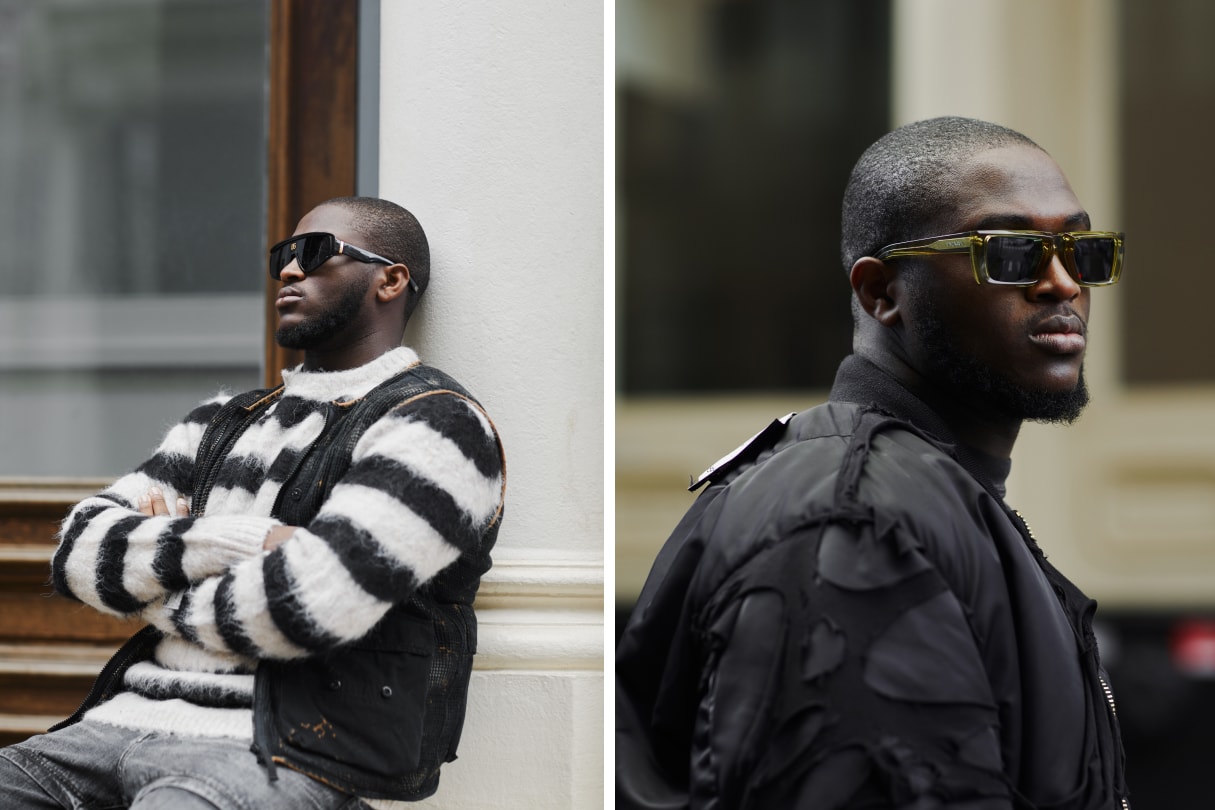 Sunglass Hut Walter Harvin Lookbook Eyewear Sunglasses HYPEBEAST Curation Burberry Dolce & Gabbana Prada Ray-Ban Versace Tory Burch