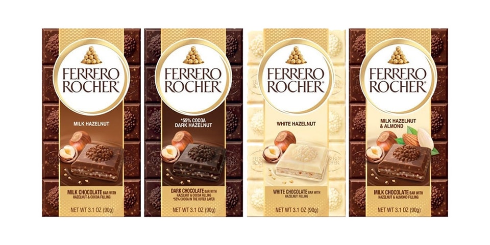Ferrero Rocher Turns Its Iconic Chocolates Into Premium Chocolate Bars