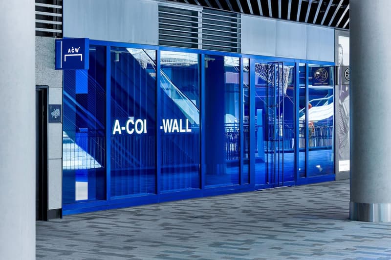 A Cold Wall Shanghai Concept Store Opening inside look interiors step into blue white glass industrial design team china second Taikoo Li Qiantan news info