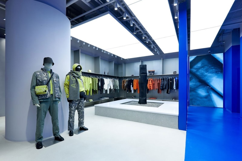 A Cold Wall Shanghai Concept Store Opening inside look interiors step into blue white glass industrial design team china second Taikoo Li Qiantan news info