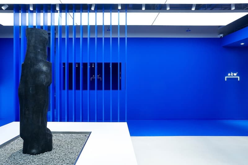 A Cold Wall Shanghai Concept Store Opening inside look interiors step into blue white glass industrial design team china second Taikoo Li Qiantan news info