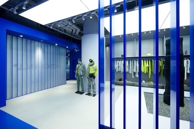 A Cold Wall Shanghai Concept Store Opening inside look interiors step into blue white glass industrial design team china second Taikoo Li Qiantan news info