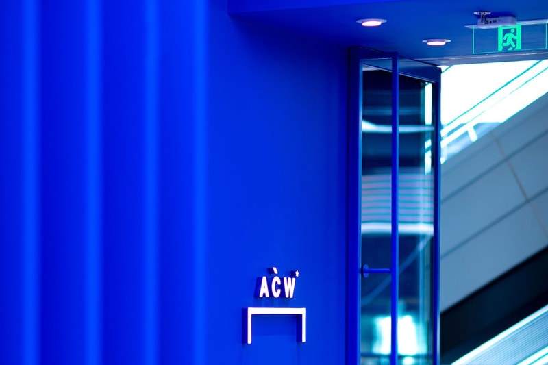 A Cold Wall Shanghai Concept Store Opening inside look interiors step into blue white glass industrial design team china second Taikoo Li Qiantan news info