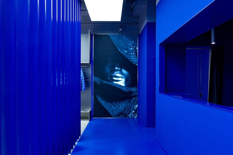 A Cold Wall Shanghai Concept Store Opening inside look interiors step into blue white glass industrial design team china second Taikoo Li Qiantan news info