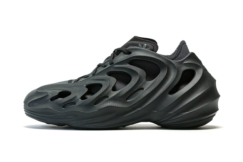 The adidas adiFOM Q Surfaces in "Black Carbon" and "Wonder White"