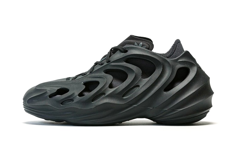 The adidas adiFOM Q Surfaces in "Black Carbon" and "Wonder White"