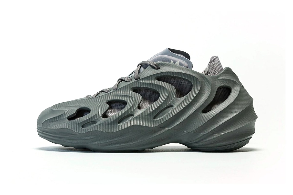 Adidas AdiFOM Q Off White Aluminum Size 8 Foam Quake Sneakers NEW