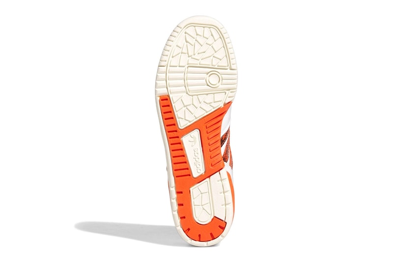 HP9048 "Orange Snakeskin" Hits the adidas Rivalry Low Just in Time for Halloween spooky black and orange off-white reptilia