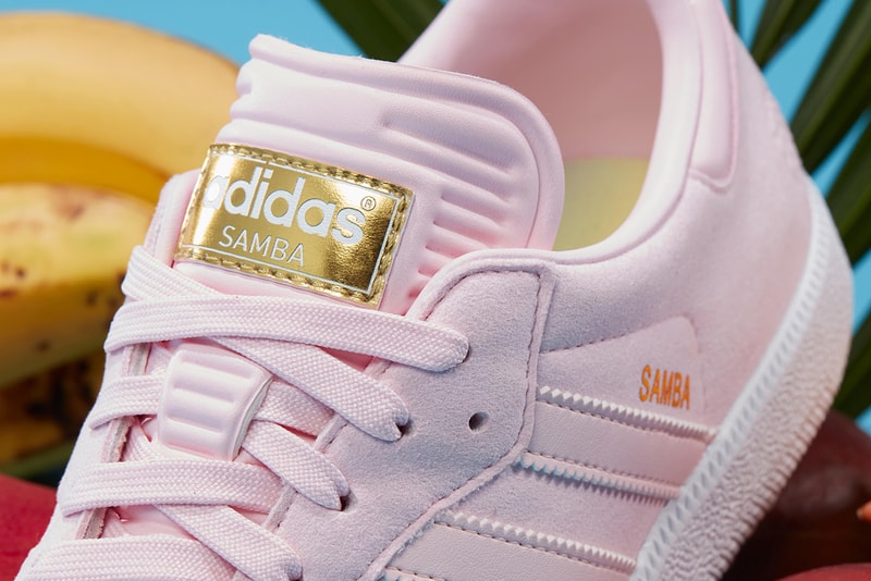 adidas Samba Golf Endless Summer pink white yellow blue soccer football 