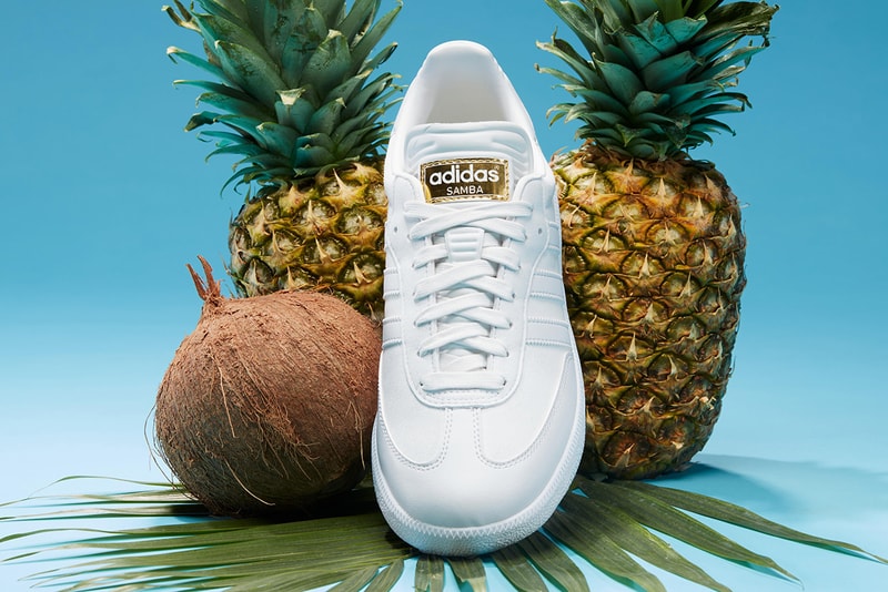 adidas Samba Golf Endless Summer pink white yellow blue soccer football 